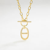 Sterling Silver Pig Nose Necklace